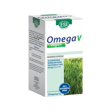 ESI Omega V Vegan, 120 kapsul