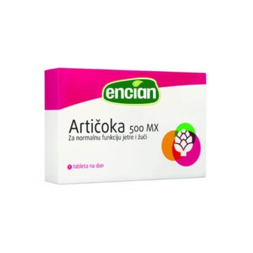 Encian Artičoka 500 MX, 30 tablet