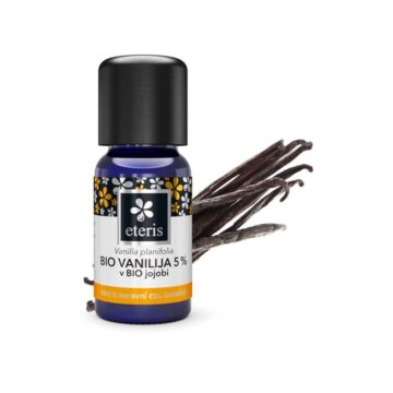 Eteris BIO Vanilija 5 % (CO2 izvleček v BIO jojobi), 10 ml