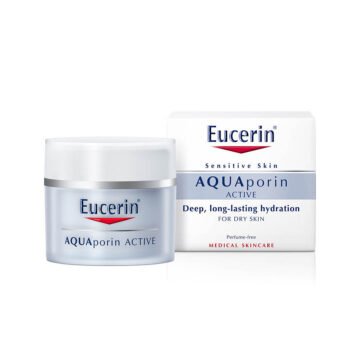 Eucerin Aquaporin Active vlažilna nega za suho in občutljivo kožo, 50 ml