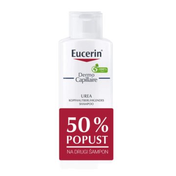 Eucerin DermoCapillaire 5 % Urea šampon AKCIJA, 2 x 250 ml