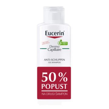 Eucerin DermoCapillaire šampon proti prhljaju za mastne lase AKCIJA, 2 x 250 ml