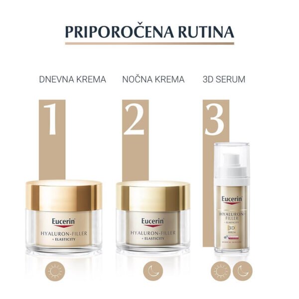 Eucerin Hyaluron Filler + Elasticity dnevna krema ZF15, 50 ml