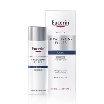 Eucerin Hyaluron-Filler Urea nočna krema proti gubam, 50ml