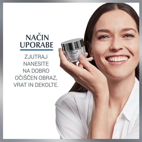 Eucerin Hyaluron-Filler dnevna krema za suho kožo z ZF 15, 50 ml