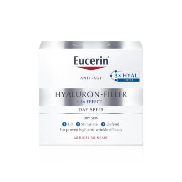 Eucerin Hyaluron-Filler dnevna krema za suho kožo z ZF 15, 50 ml