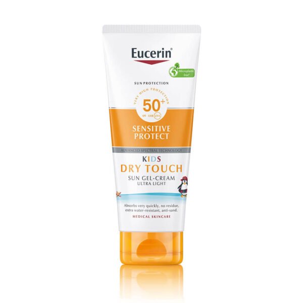 Eucerin Sun Kids Sensitive Protect Dry Touch kremni gel ZF 50+, 200 ml