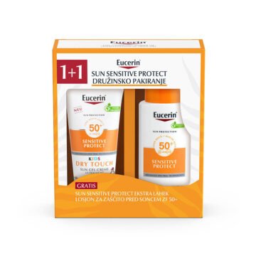 Eucerin Sun družinski paket ZF50+, 200 ml + 150 ml