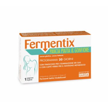 Fermentix tableteza raven trebuh in napihnjenost, 20 tablet