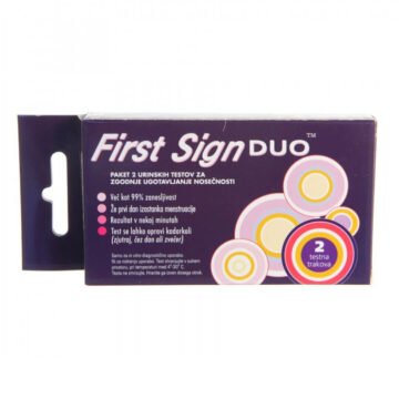 First Sign Duo test nosečnosti, 2 testna trakova
