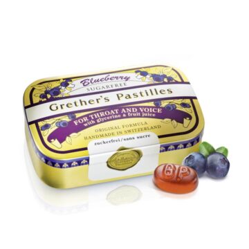 Grether's pastile borovnica brez sladkorja, 110 g