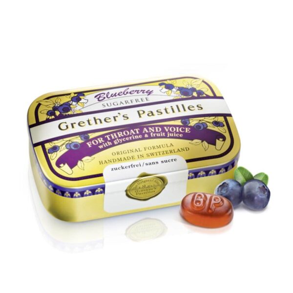 Grether's pastile borovnica brez sladkorja, 110 g