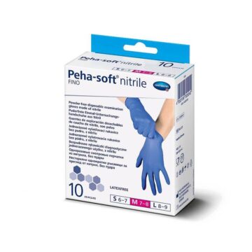 Hartmann rokavice Peha-soft nitrile FINO modre barve brez pudra, 10 rokavic