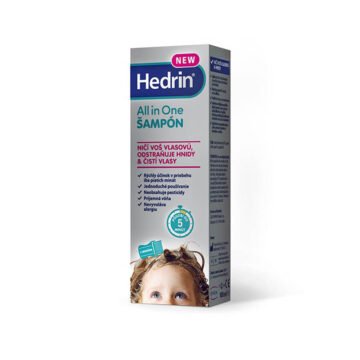 Hedrin All in One šampon za odstranjevanje uši in gnid + glavnik