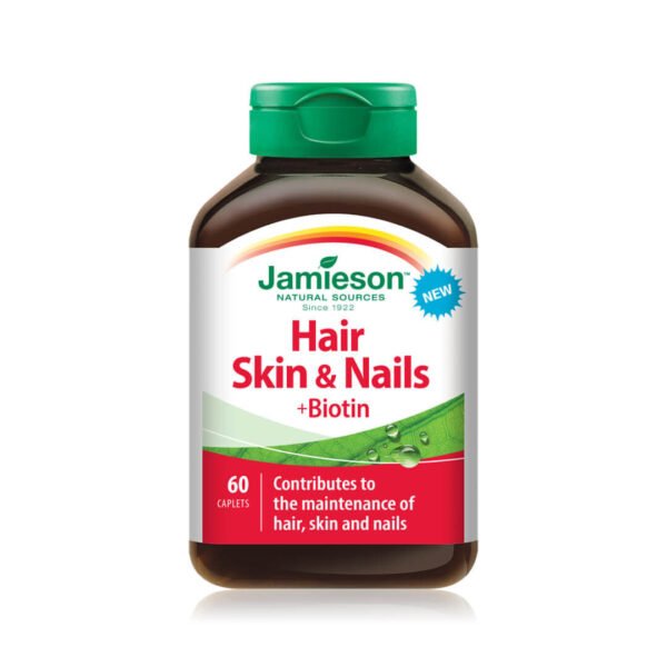 Jamieson Lasje, Koža, Nohti + biotin tablete, 60 tablet