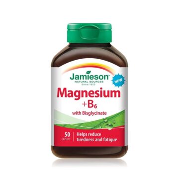 Jamieson Magnezij 200 mg in B vitamini, 50 tablet