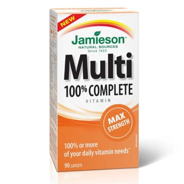 Jamieson Multi 100% Complete maksimalna moč, 90 tablet