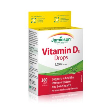 Jamieson vitamin D 1.000 IE kapljice, 11,4 ml
