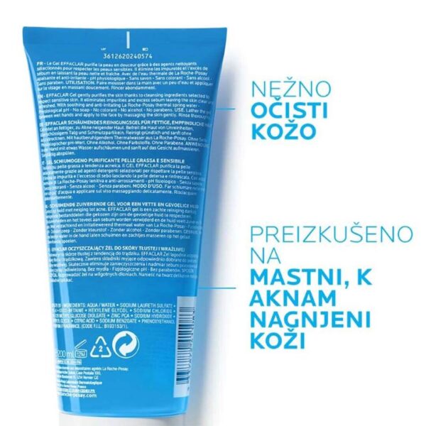 La Roche Posay Effaclar peneči čistilni gel