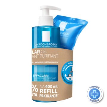 La Roche Posay Effaclar peneči gel za čiščenje mastne občutljive kože
