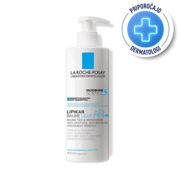 La Roche Posay Lipikar Baume Light AP+M balzam za telo in obraz, 400 ml