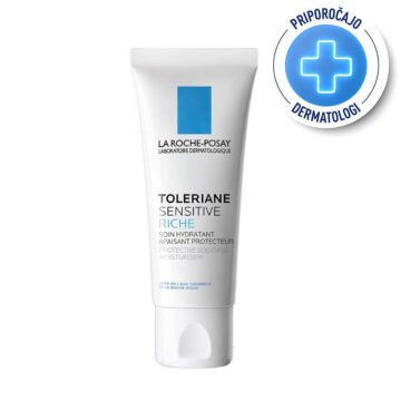 La Roche Posay Toleriane Sensitive Riche, bogata vlažilna nega za suho in občutljivo kožo, 40 ml