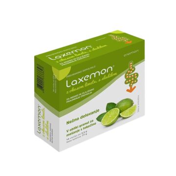Laxemon vrečke z okusom limete, 14 vrečk