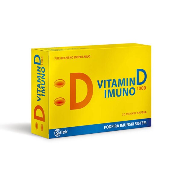 Lek Vitamin D Imuno 1000 I.E, 30 kapsul