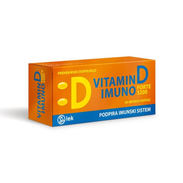 Lek Vitamin D Imuno Forte 3200 I.E, 30 kapsul