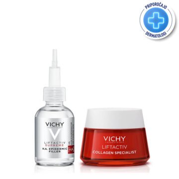 Vichy Liftactiv Protokol za polnjenje kože, 30 ml + 50 ml