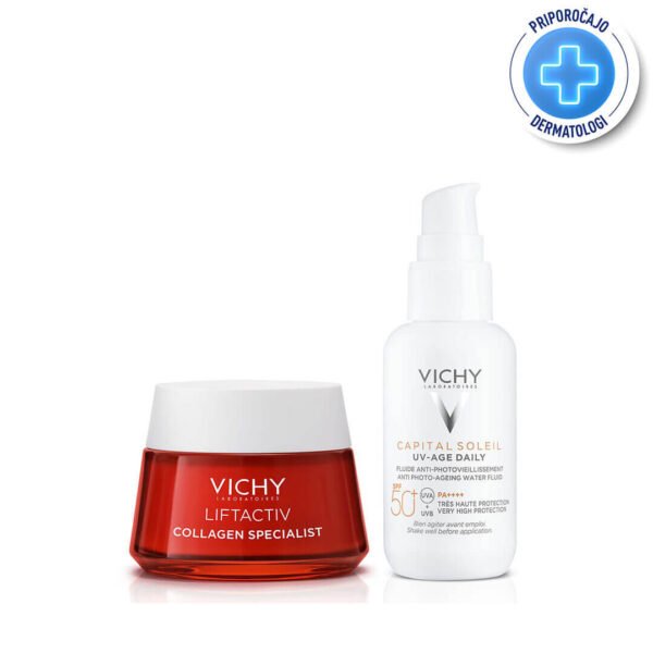 Vichy Liftactiv Protokol proti gubam in madežem, 50 ml + 40 ml