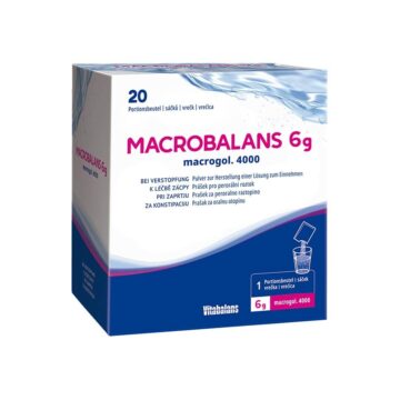 MacroBalans prašek pomoč pri zaprtju, 20 x 6 g