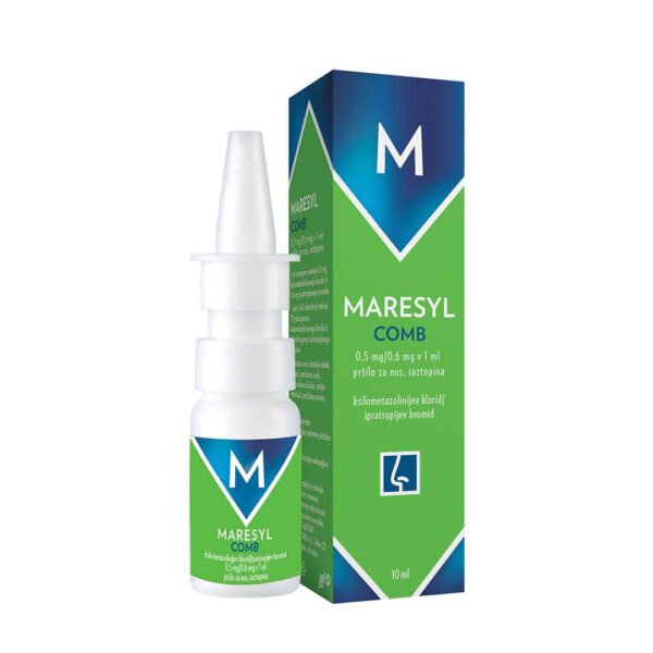 Maresyl Comb 0,5 mg0,6 mg1 ml pršilo za nos, 10 ml