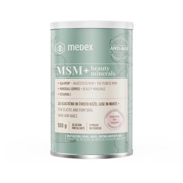 Medex MSM + Beauty Minerals prah, 180 g
