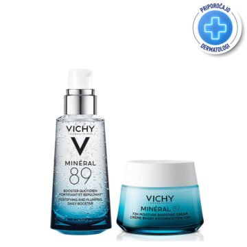 Vichy Mineral 89 Protokol za za vse tipe kože, 2 x 50 ml