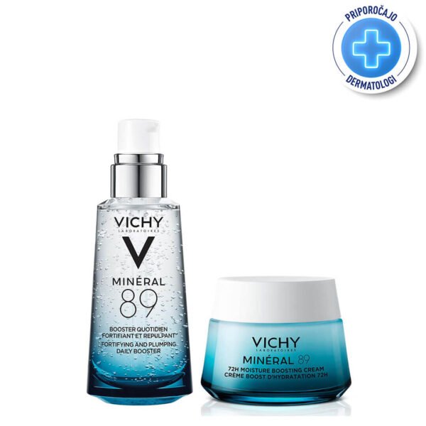 Vichy Mineral 89 Protokol za za vse tipe kože, 2 x 50 ml