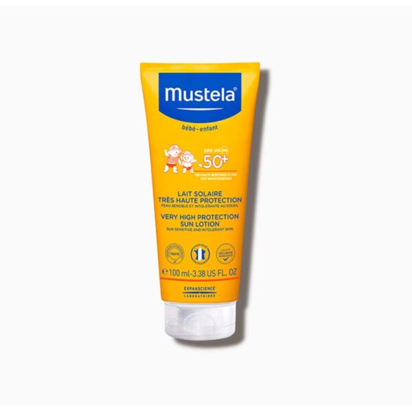 Mustela Sun losjon z zelo visoko zaščito pred soncem ZF 50+