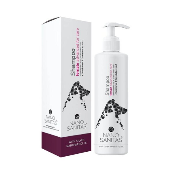 Nanosanitas Female Advanced Care šampon za psice z dolgo dlako, 250 ml