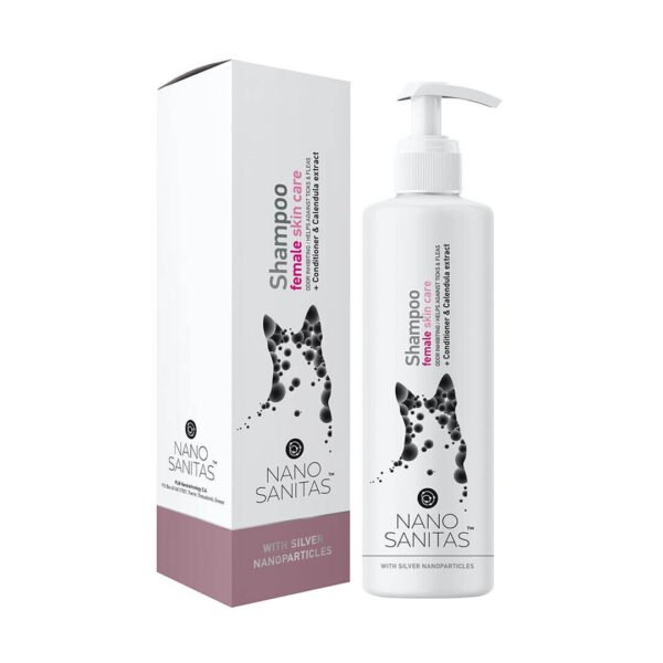 Nanosanitas Female Skin Care šampon za psice s kratko dlako, 250 ml