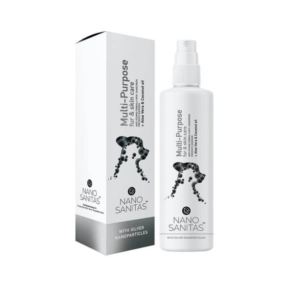 Nanosanitas Multi-Purpose Fur and Skin Care nega za male in velike živali, 250 ml