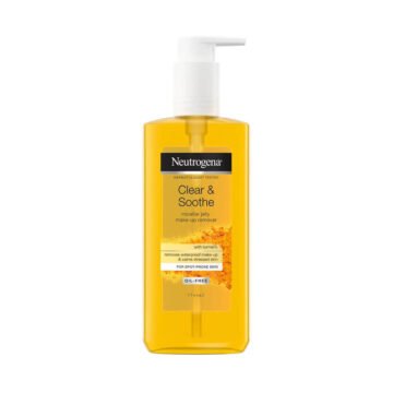 Neutrogena Clear & Soothe micelarni žele za odstranjevanje ličil s kurkumo, 200 ml