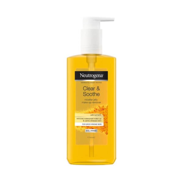 Neutrogena Clear & Soothe micelarni žele za odstranjevanje ličil s kurkumo, 200 ml