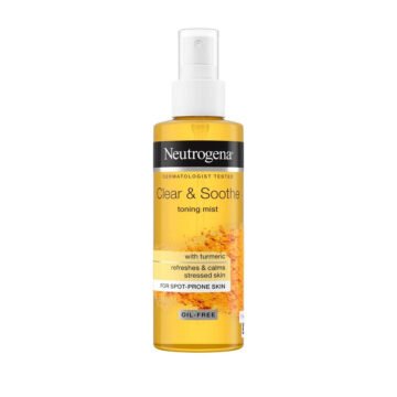 Neutrogena Clear & Soothe tonik v pršilu s kurkumo, 125 ml