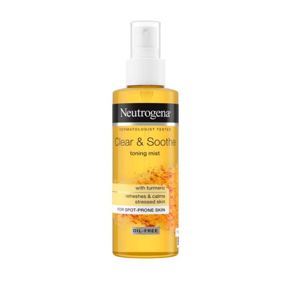 Neutrogena Clear & Soothe tonik v pršilu s kurkumo, 125 ml