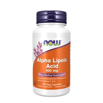 Now Alfa lipoična kislina 100 mg, 60 kapsul