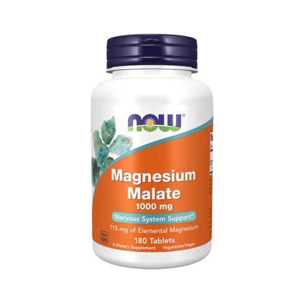 Now Magnezijev malat 1000 mg, 180 tablet