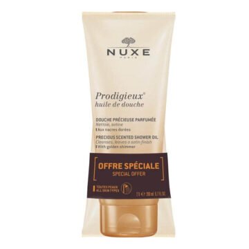 Nuxe Prodigieux oljni gel za prhanje AKCIJSKO PAKIRANJE -30%, 2 x 200 ml