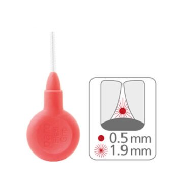Paro Flexi grip medzobna ščetka 1.9 mm rdeča, 4 ščetke