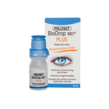 Piiloset Biodrop MD Plus kapljice za suho oko s trehalozo, 10 ml