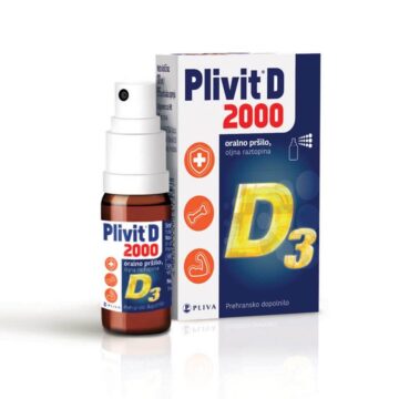 Plivit D 2000 ustno pršilo, 10 ml